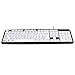 HDE Large Print Keyboard Wired Large Letter Key Keyboard USB Keyboards for Visually Impaired