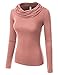 Doublju Classic Woven High-Low Popover Blouse Top