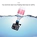 Moman Phone Clamp Stand Mount, with Universal Bottle Cap Adapter, Max 3.3 inch Width-adjustable and Rotatable Cellphone Clamp and 2 Screws for Tripod Mount