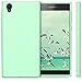 kwmobile TPU Silicone Case for Sony Xperia L1 - Soft Flexible Shock Absorbent Protective Phone Cover - Mint Matte
