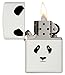 Zippo Panda White Matte Pocket Lighter, One Size