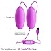 Sexy Slave USB Bullet Vibrator - Wired 10-Function Waterproof Double Eggs Vibrating Bullet Massager for Women or Couples,USB Connection & No Batteries Required(2-pack)