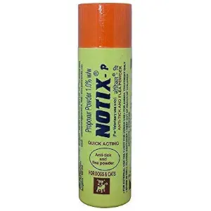 wuff-wuff Notix Anti-Tick and Flea Pet Care Powder for Dogs, 100 g