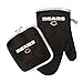 Pro Specialties Group NFL Chicago Bears Oven Mitt and Pot Holder Set, Black