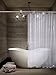 Amazer PEVA 4G Shower Curtain Liner (Pack of 2) with Weighted Bottoms Rustproof Grommet Holes, 72