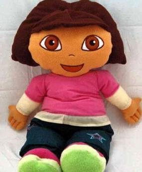 Amazon Com Nick Jr Large Dora The Explorer Body Cuddle 25 Pillow