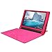 Asng Lenovo Yoga Tab 3 8 Case - Slim Folding Stand Cover Smart Case for 2015 Lenovo Yoga Tab3 8-Inch Tablet (Rose red)