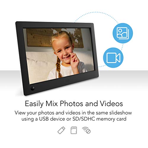 NIX Advance 8 Inch USB Digital Photo Frame Widescreen HD IPS Display