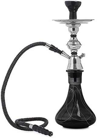 Suttalife Premium Quality 20" Black Color Mini Khalil Sheesha Hookah (BLUE)