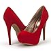 DREAM PAIRS ELSA Women's Closed Toe Stiletto Heel Platform Pumps Shoes