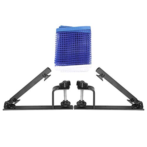 Portable Table Tennis Net, Metal Clamp for Foldable Ping Pong Desk Converter - Sturdy Nylon, Easy Setup for Schools Leisure Centres Training