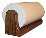 Dark Oak Paper Towel Holder (Mounted)