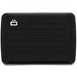 Ogon RFID Stockholm V2.0 Aluminum Wallet Card Case Waterproof, Black