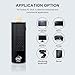 Fanless Mini PC,Intel Atom Z8350 Computer Stick Windows 10 Pro 64 Bit,4GB DDR 64GB eMMC,4K HD,Bluetooth 4.2,Dual Band WiFi ACthumb 3