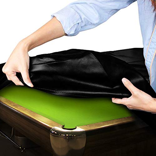 image for GEMITTO 9ft Pool Table Cover, Heavy Duty Waterproof Billiard Cover Pol