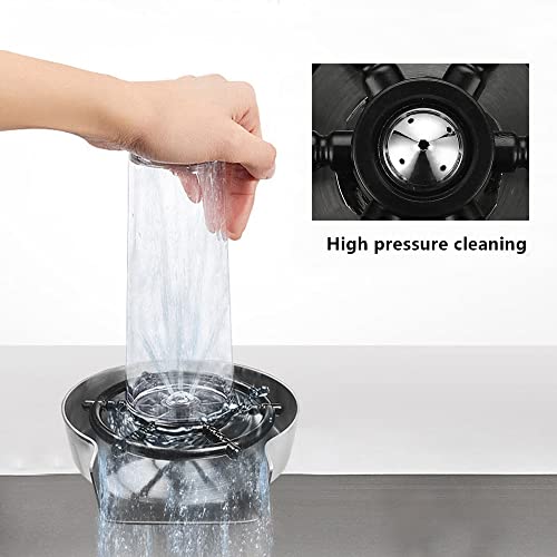 Stainless Steel Glass Rinser for Kitchen Sinks, Faucet Metal Glass