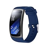 EloBeth for Gear Fit 2 Pro/Gear Fit 2 Band, Smart Watch Elastomer Strap Plastic Wristband for Gear Fit 2 Pro/Gear Fit 2 SM-R360 Fitness Activity Tracker (5.9