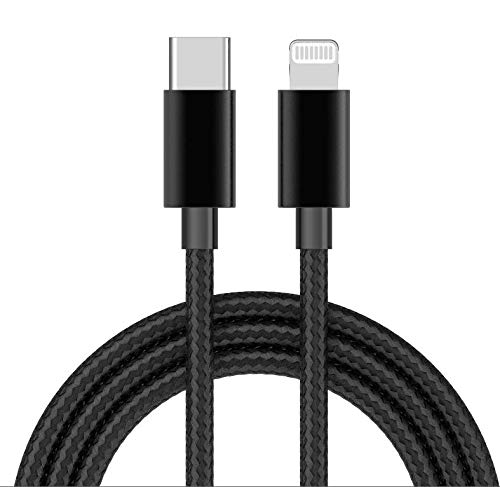 Photo 1 of Apple MFi Certified USB C to Lightning Cable 4 FT Charger/Sync for iPhone X/XS/XR/XS Max / 8/8 Plus, (for Use with Type C Chargers) 4FT (Black)