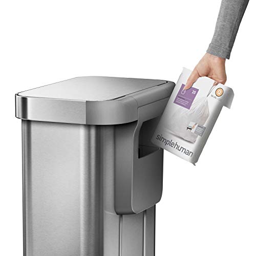 simplehuman 55L Rectangular Step Trash Can - Image 6