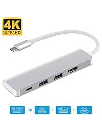 Adaptador USB C a HDMI para estación de Samsung DeX, TOPOINT Type C Hub HDMI 4K para Nintendo Switch, MacBook Pro 2018 2017 2016