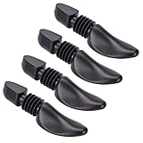 2 Pairs Plastic Spring Loaded Shoe Tree Shaper Stretcher Women Man Adjustable Boot Holder Folding Form Inserts Automatic Support Shoe Store Display Stand Shoe Expander by Jiabetterniu