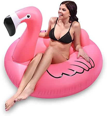 Flamingo PartyTube Inflatable Raft, Float In Style (for Adults and Kids)