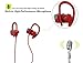 Bluetooth Headphones with Mic Noise Cancelling Earbuds Bluetooth V4.1 Sport Sweatproof Running Earphones (Red)