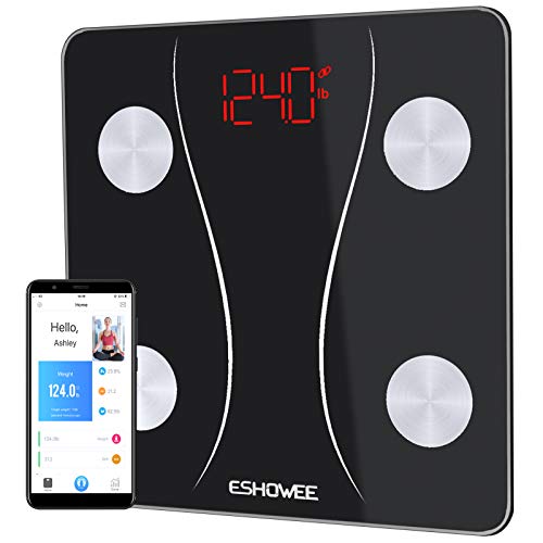 Scales Digital Weight & Body Fat ESHOWEE Bmi Bluetooth Scale Digital