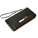 Tradekmk(TM) Wallet Style Stand Leather Case Cover with Strap for HTC One M7, with Free Screen Protector and Stylus