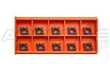 AccusizeTools - 10 Pcs/Box Carbide Inserts CVD Coating CCMT32.51 Black/Yellow, #2200-1014x10
