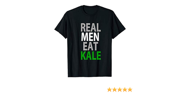 Amazon.com: Hombres Hombre Eat Kale Real de la playera, hombre XL, Asphalt  : Ropa, Zapatos y Joyería