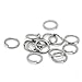 VALYRIA 1000pcs Silver Tone Stainless Steel Open Jump Rings Connectors 5(1/4