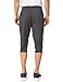 BALEAF Men's 3/4 Workout Joggers Capri Pants Running Training Side Pockets Dark Gray Size M