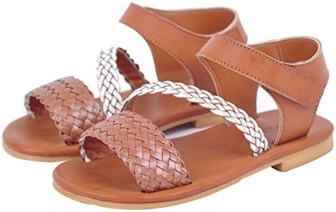 Ozkiz Little Girls Hoy Shoe Sweetheart Sandal (Toddler/Little Kid/Big Kid/Women's) Brown 3M