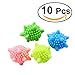 BESTOMZ 10pcs Laundry Ball Washing Ball Reusable Washing Machine Balls for Cleaning Clothes (Mixed Colors)