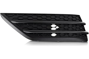 KARPARTS360 For Honda Pilot Fog Light Cover 2016 2017 2018 Outer Driver Side | Grille Bezel | Textured Black | HO1038130 | 71107TG7A00