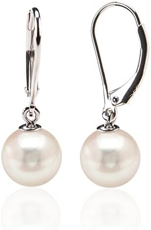 PAVOI Sterling Silver Simulated Shell Pearl Earrings