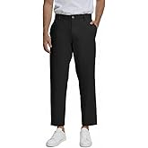 Foucome Men's Golf Pants Slim Fit Work Dress Pants 30“ Lightweight Casual Travel Slacks with Pockets