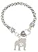 Best Bulldog Mom Ever Bulldog Bracelet Gift Silhouette Charm Bracelet Silver-Tone Bracelet Gift for Bulldog Owner Jewelry Box Idea for A Rescue Dog Mom