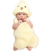 Vomdrok Newborn Photography Props Outfits Cute Chick Clothes Infant Baby Boy Girl Photoshoot Costume Fits 0-3 Months