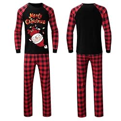KASAAS Christmas Pajamas for Family Pjs Matching