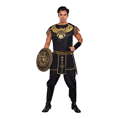 Dreamgirl men s warrior of de nile costume, black/gold,…