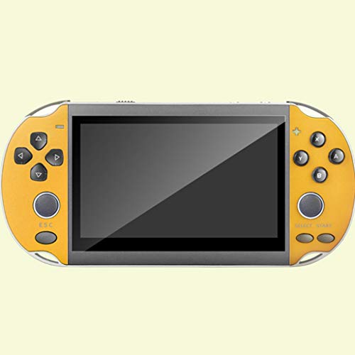 JUNESUN 4.3 Inch Colored Game Console 40GB Build in 7500 Game for Ps1/gg/Cps/Neogeo/Gba/Gbc/Gb/Snes/Nes/Sega Video Game Console MP4