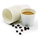 TashiBox Thick Espresso Cups Travel to Go, 200 Count (Pack of 1), White