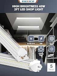 ELEKICO Led Shop Light, Super Bright 40W 5600lm