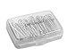 Officepal 2.76 inches Heavy Duty Safety Pins in a Box Container, Large, Extra Strong Steel Metal Spring Lock Pin Fasteners for Quilting, Blankets, Crafts, Clothing, Upholstery (30 Count)
