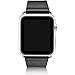 KAVAJ Genuine Leather Watch Band “Barcelona” for Apple Watch Series 4,3,2 & 1 44/42mm in Black. This Genuine Leather Replacement Watch Strap with Classic Buckle Makes The Ideal Accessory to The Watch