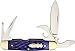 Marbles Blue Jigged Bone Scout Knife