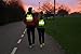 EvoLike Women Reflective Vest of Unique Design for Running Walking Cycling Jogging Motorcycle with Pocket + 4 High Visibility Wristbands + Bag (Fluorescent Pink, Size L/XL)