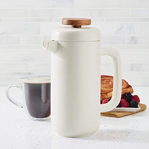 BonJour Coffee & Tea Ceramic French Press Coffee Maker, 8DemitasseCup